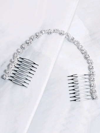 Accessoires de cheveux en métal pour peigne