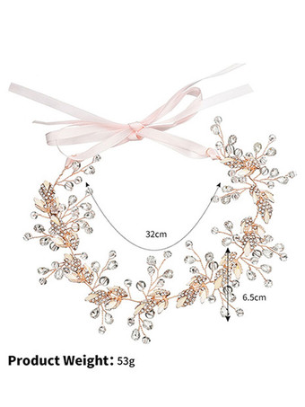 Coiffure de mariage Accessoires de cheveux de feuille de métal