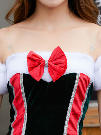 サンタコスプレ衣装 ブラック 大人用 ポリエステル アームウェア 帽子 ドレス コスチューム コスチューム ホリデーコスチューム