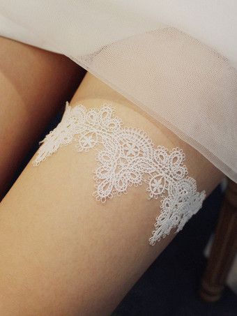 Jarretière De Mariage Sexy Tulle En Relief