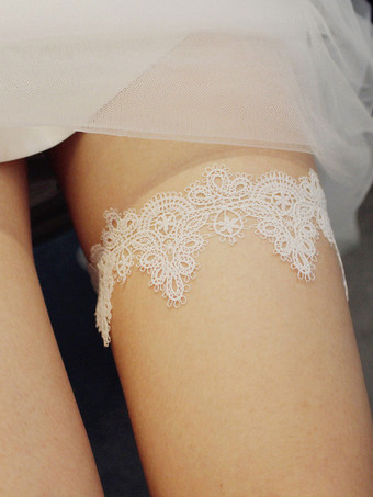 Jarretière De Mariage Sexy Tulle En Relief