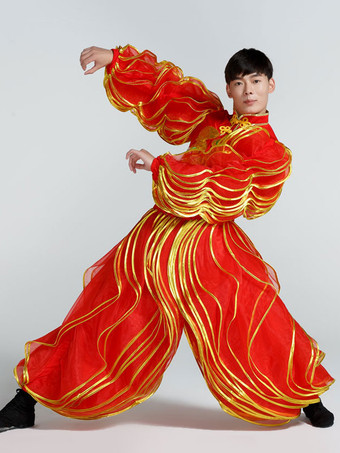 伝統的な中国の衣装ニースカーニバルドラゴンダンスレッドランタンの衣装
