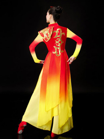 女性の中国の伝統的なダンス衣装カーニバルの休日の衣装