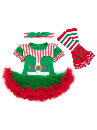 サンタコスプレ衣装 女性用 レッド 髪飾り ドレス クリスマス 子供用 コットン コスチューム ホリデーコスチューム