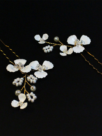 Accessoires de cheveux en métal accessoire de coiffe de mariage pour la mariée