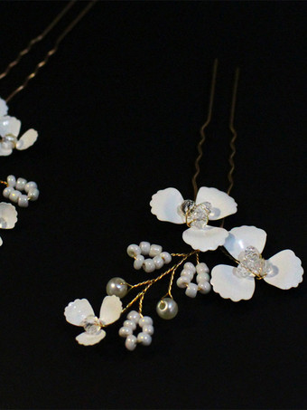 Accessoires de cheveux en métal accessoire de coiffe de mariage pour la mariée