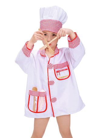 Carnival Baker Kids Cosplay Polyester Set Kids Cosplay Costumes Déguisements Halloween