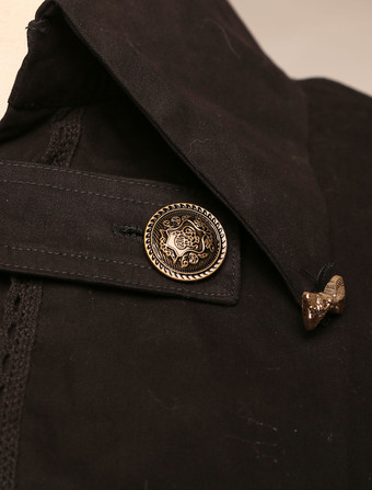 ゴスロリ　ロリータケープ　ロリィタポンチョ　マント　クラシック　ゴシック　クラシカル　クラロリ　パンク　コットン　お茶会