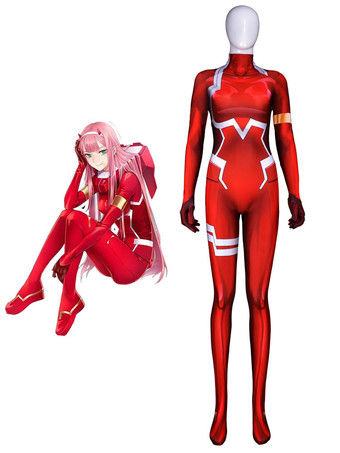 Darling In The Frankxx 02 Zero Two Déguisements Halloween Cosplay Costume 2024 Lycra Spandex Catsuit Combinaison