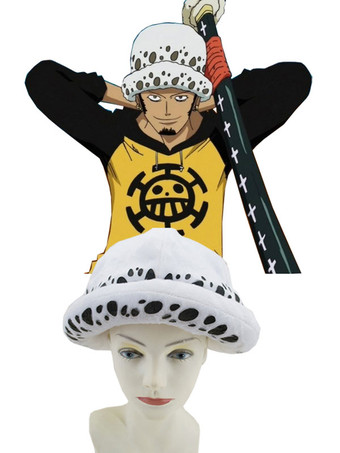 One Piece Trafalgar Law Cosplay Hat Plush  Cosplay Prop Halloween