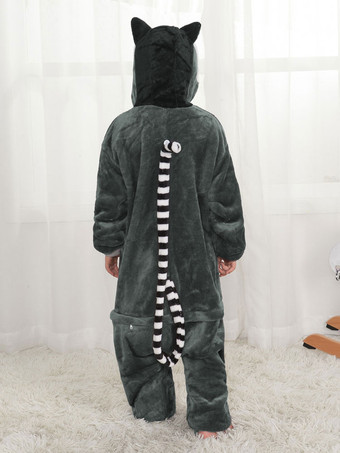 サル 着ぐるみ 子供用 暗い茶色 ラクーン 着ぐるみ パジャマ フランネル マルディグラ プラスサイズコスチューム ジャンプスーツ 仮装 余興 コスプレ衣装 ハロウィン イベント 着たままトイレができる コスチューム コスチューム