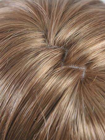 Breve rettilineo parrucche biondi arruffati frangia smussato Bobs