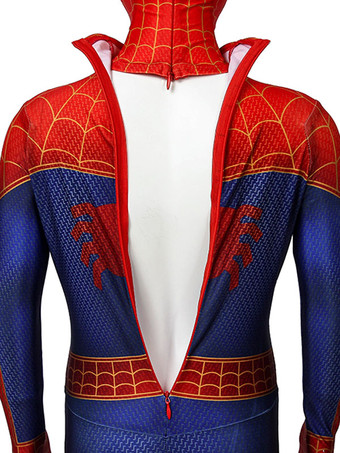 マーベルコミックスパイダーマンイントゥザスパイダーバースキッズコスプレジャンプスーツチュールレッドフィルムライクラスパンデックスマーベルコミックコスプレコスチューム