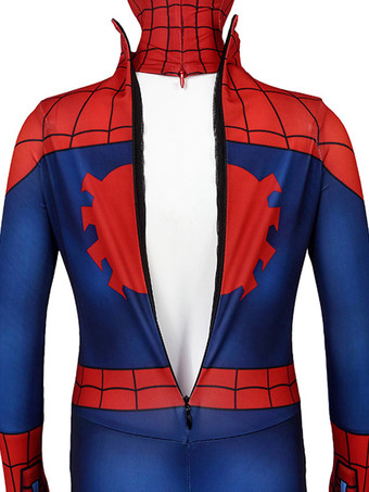 スパイダーマンコスプレスパイダーマンライクラスパンデックストゥールレッドフィルムマーベルコスプレコミック