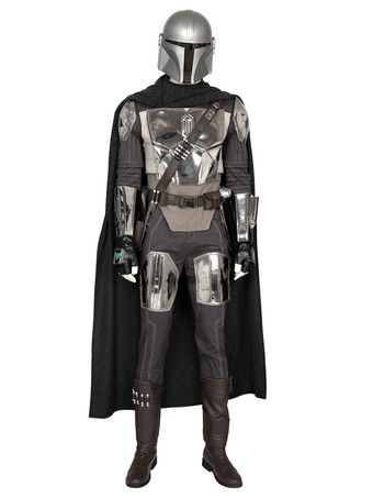 The Mandalorian Cosplay Costumes Taupe Only Manto Algodão Poncho TV Filme Star Wars Cosplay Poncho