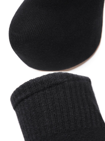 女性のセクシーなプラットフォームソックスブーツラウンドトゥスチレットヒールニーハイブーツ