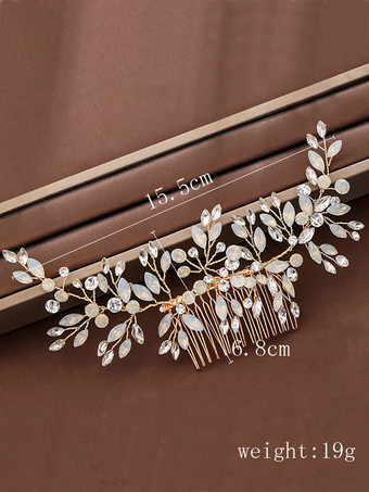 Accessoires de cheveux de mariée en métal