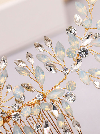 Accessoires de cheveux de mariée en métal