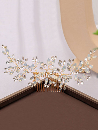 Accessoires de cheveux de mariée en métal