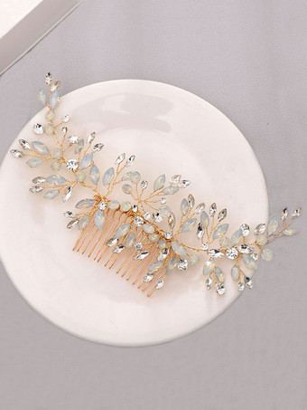 Accessoires de cheveux de mariée en métal