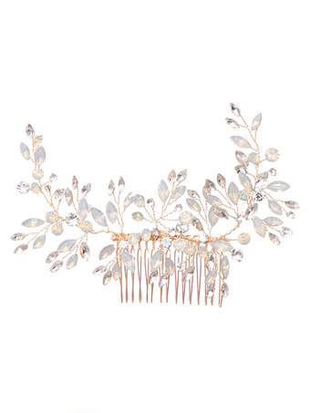 Accessoires de cheveux de mariée en métal