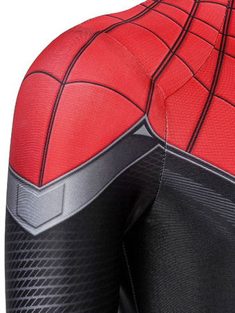 マーベルコミックスパイダーマン：ファーフロムホームコスプレピーターパーカーキッドライクラスパンデックスコスプレジャンプスーツ