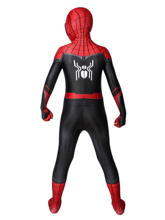 マーベルコミックスパイダーマン：ファーフロムホームコスプレピーターパーカーキッドライクラスパンデックスコスプレジャンプスーツ