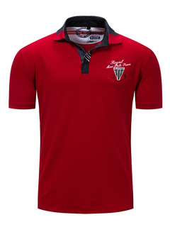 cheap polo shirts red