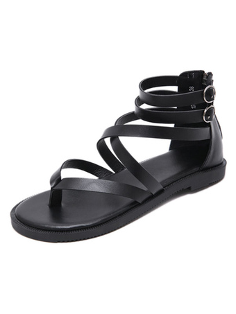 Damen Stilvolle Gladiator Glitzer Sandalen – Elegante Riemchen Komfort Schuhe