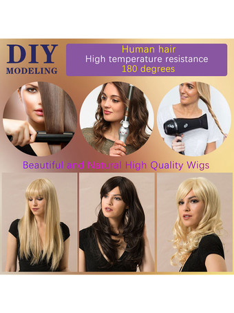 人毛ウィッグホワイトレースフロントショートウィッグ