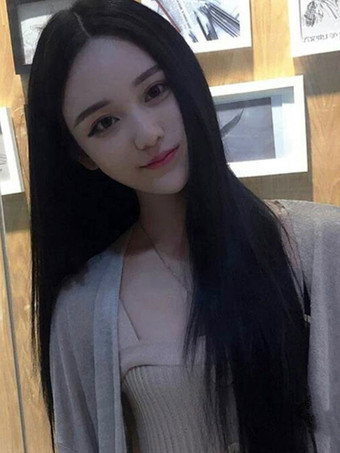 ロリータウィッグロングストレートロリータウィッグ