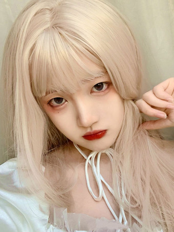 ロリータウィッグロング 甘い 耐熱繊維 ロリータヘアウィッグ