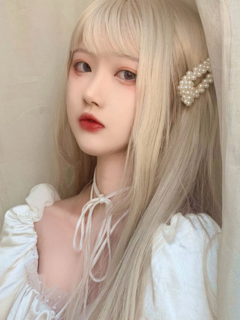 ロリータウィッグロング 甘い 耐熱繊維 ロリータヘアウィッグ