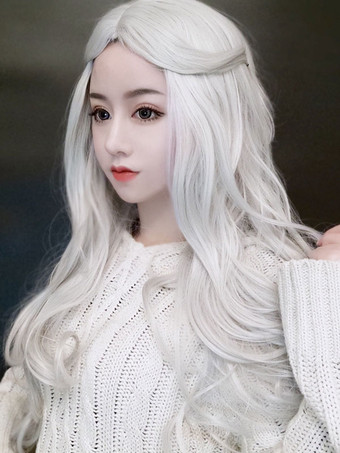 ロリータウィッグロング耐熱繊維カーリーロリータウィッグ