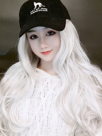 ロリータウィッグロング耐熱繊維カーリーロリータウィッグ