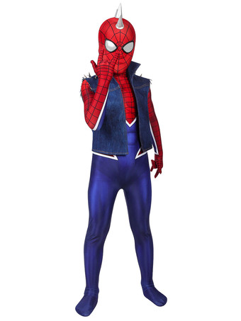 Marvel Comics Marvel Comics Spider Punk Cosplay Costume For Kids