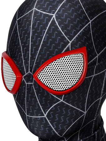 スパイダーマンマイルズモラレスコスプレジャンプスーツPS4ゲームマーベルコミック子供のためのコスプレ衣装
