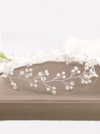 花嫁のための手作りの結婚式のかぶとの帽子の金属のヘアアクセサリー