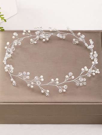 花嫁のための手作りの結婚式のかぶとの帽子の金属のヘアアクセサリー