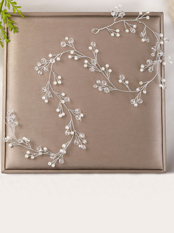 花嫁のための手作りの結婚式のかぶとの帽子の金属のヘアアクセサリー