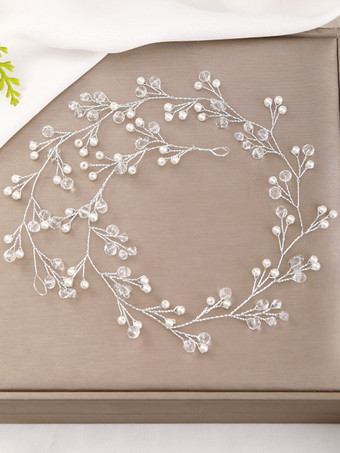 花嫁のための手作りの結婚式のかぶとの帽子の金属のヘアアクセサリー