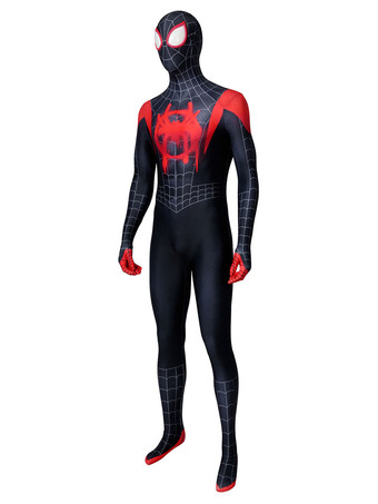 スパイダーマンマイルズモラレスコスプレジャンプスーツマーベルコミックススーパーヒーローコスプレコスチューム大人用