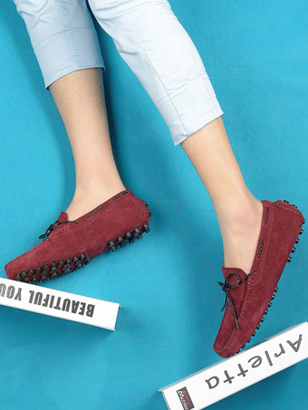 メンズ ベルギーローファー モカシン ドライビングシューズ スエード スリッポンシューズ