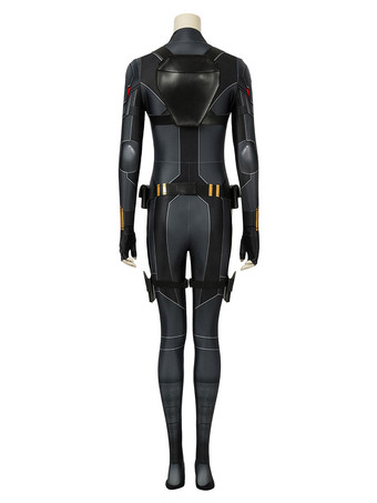 マーベルコミックブラックウィドウナターシャRomanovaコスプレ衣装黒のキャットスーツゼンタイ