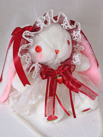 Sweet Lolita Bag Bunny Lace Perlen Schleife Umhängetasche