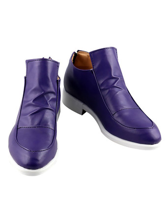 JoJos Bizarre Adventure Vento Aureo Golden Wind Diavolo Purple Cosplay Shoes