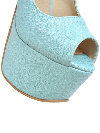 女性のセクシーなハイヒールピンクの丸いつま先のセクシーな靴