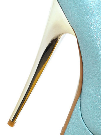 女性のセクシーなハイヒールピンクの丸いつま先のセクシーな靴