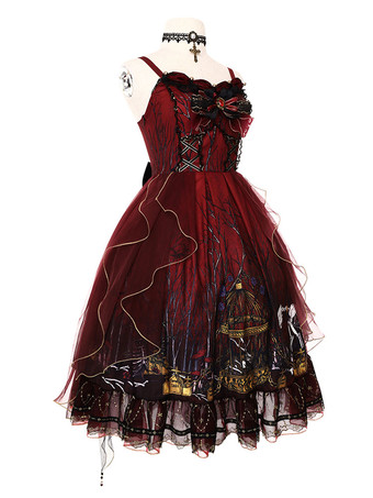 Gothic Lolita JSK Dress Rot Forest Lolita Jumper Skirt