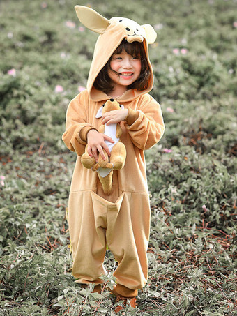 キッズカーニバルカンガルーキグルミコスプレコスチューム子供用カンガルージャンプスーツ